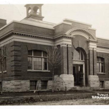 Picture 26 - Carnegie Public Library, Brampton. Image from the Frost Postcard Collection. Used with permission of Region of Peel Archives