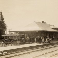 Picture 50 – CPR Train Station. Image from Frost Postcard Collection. Used with permission of Region of Peel Archives