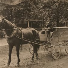 Picture 29 - Delivery Wagon of the Brampton Bakery (Queen Street Bakery) circa 1904. Image provided by Lynne Golding