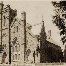 Picture 37 - St. Andrew's Presbyterian Church, Brampton. Image from the Frost Postcard Collection. Used with permission of Region of Peel Archives