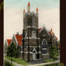 Picture 52 – St. Paul's Church, Brampton. Image from Frost Postcard Collection. Used with permission of Region of Peel Archives